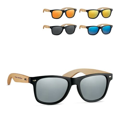 Sunglasses with bamboo legs - Image 1